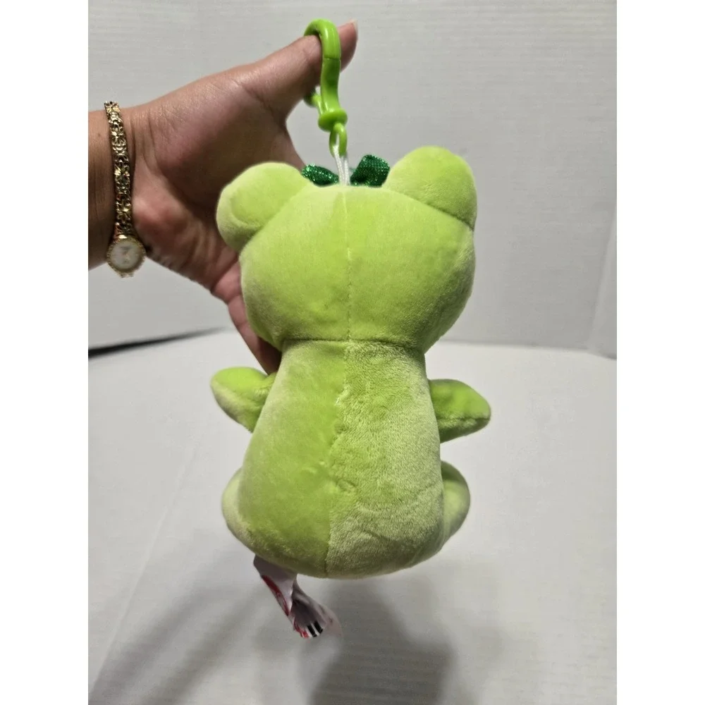 Cute Green Frog Plush‎ Keychain Stuffed Animal Gekota Anime Collectible 6